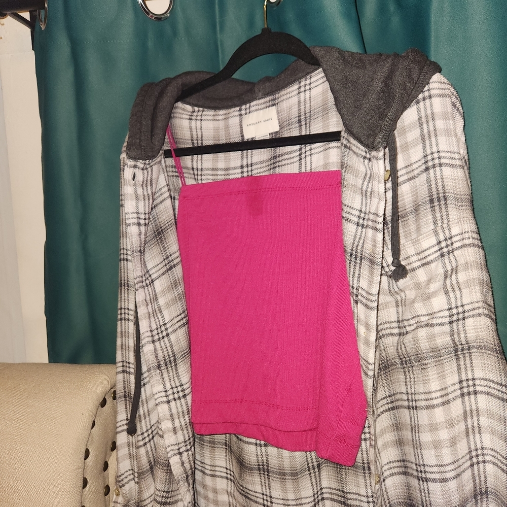 AE Hooded Flannel